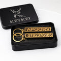 Customized Name & Number Keychains