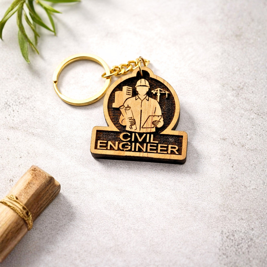 Civil Engineer Keychain