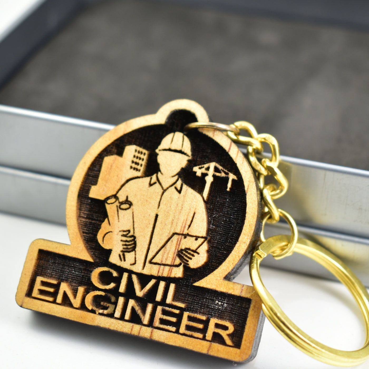 Civil Engineer Keychain