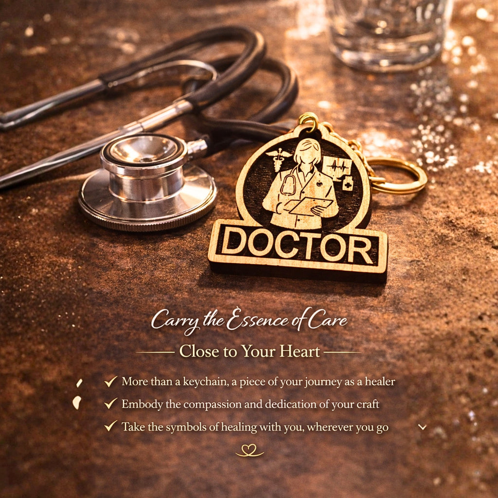Female Doctor Keychain