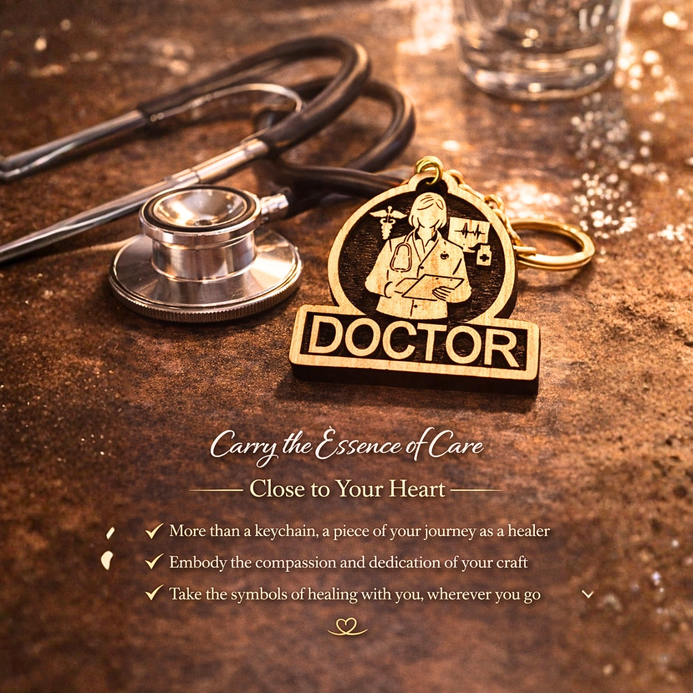 Female Doctor Keychain