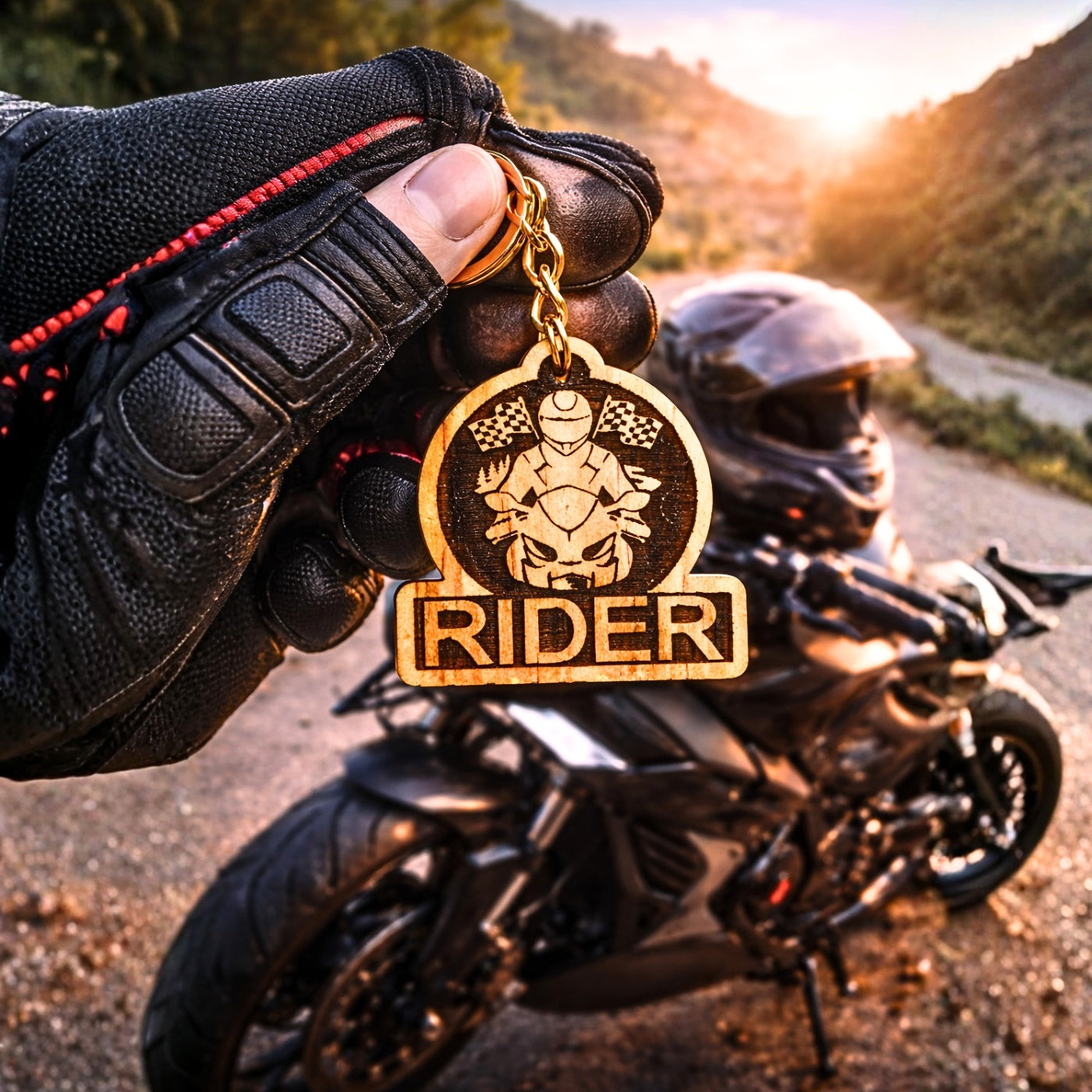 Rider Keychain