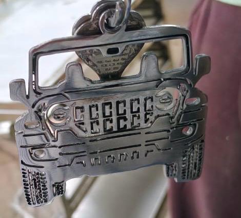 Premium keychains for Car || Thar Keychain Stainless Steel