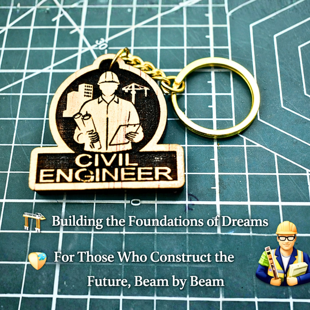Civil Engineer Keychain