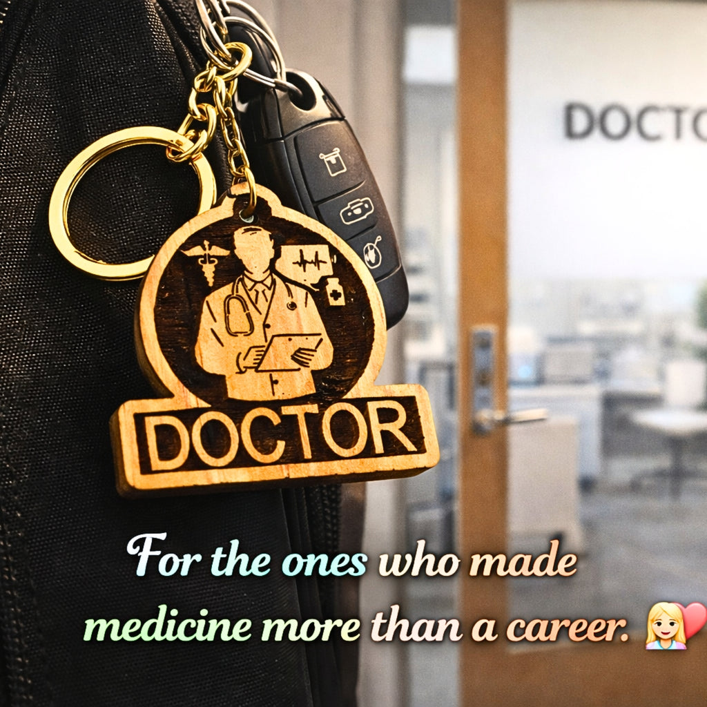 Male Doctor Keychain