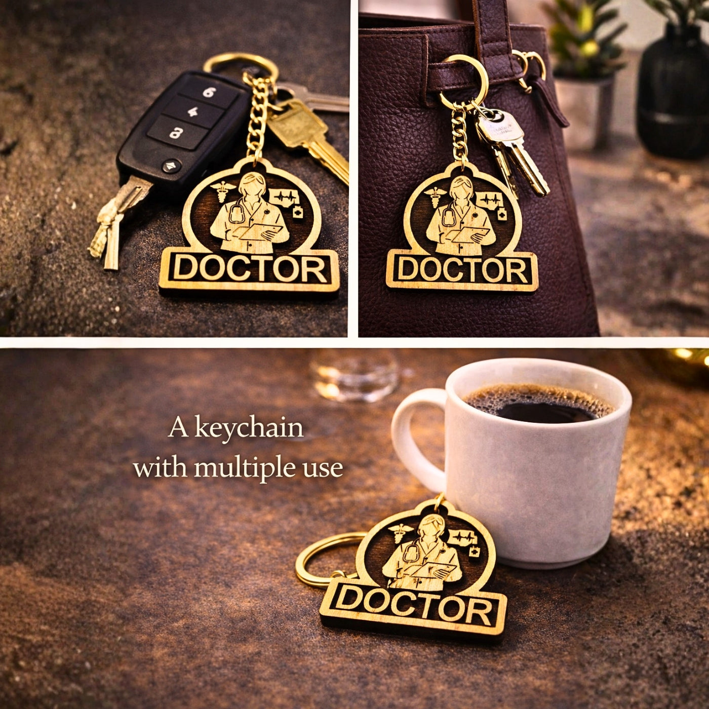 Female Doctor Keychain