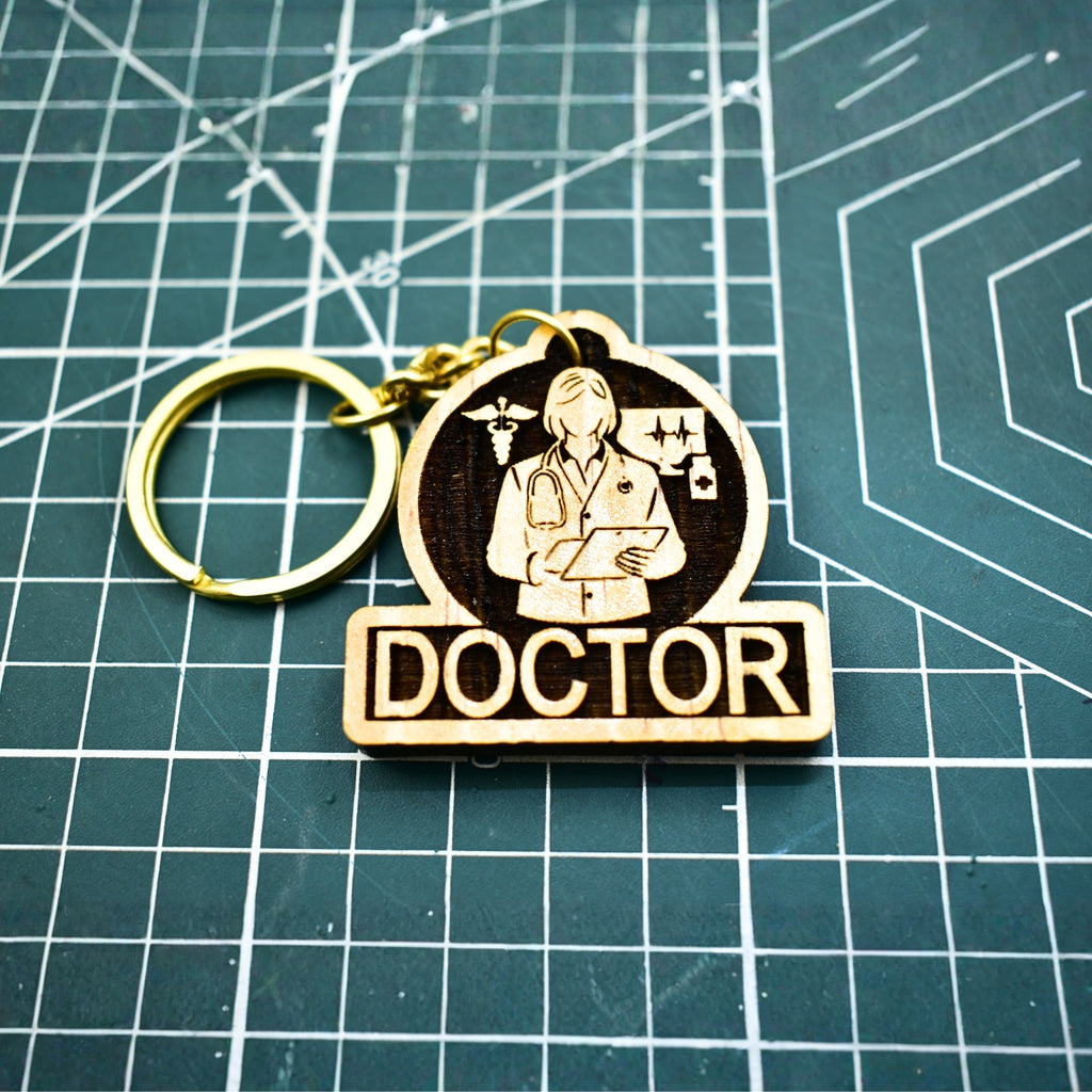 Female Doctor Keychain